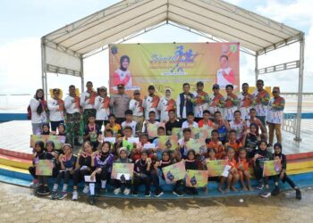 Bupati Laura Buka Rangkaian Hut Nunukan ke 25 di Sebatik