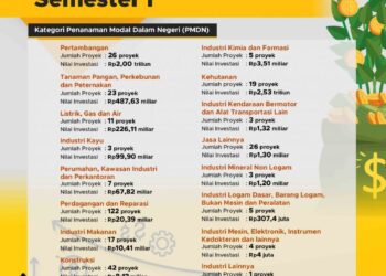 Mantap! Realisasi Investasi di Kaltara Semester I Tembus Rp 3,36 Triliun