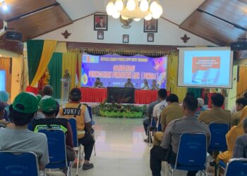 kegiatan Sosialisasi Pencegahan Pungutan Liar (Pungli) bersama puluhan jukir yang digelar di Gedung Serbaguna Pemkot Tarakan