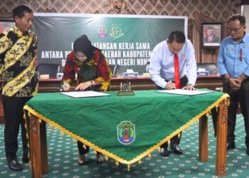 Laura Tandatangani Nota Kesepakatan Penanganan Perkara Litigasi dan Non Litigasi