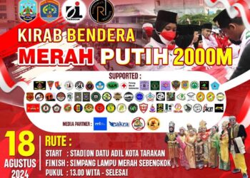 Kirab Bendera 2000 M Digelar Besok, Catat Rute dan Jadwalnya