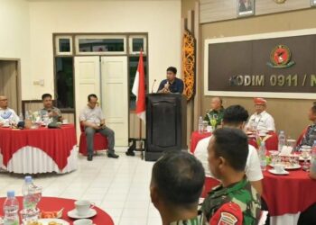 Kunker Direktur C Bais TNI di Nunukan, Bahas Ancaman dan Kerawanan Perbatasan