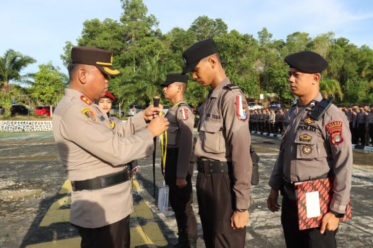 Latja Siswa SPN Polda Kaltara di Polres Nunukan, Ini Pesan AKBP Taufik