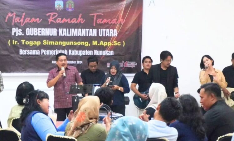 Lagu “Mardua Holong” Iringi Malam Ramah Tamah Bupati Laura bersama Pjs Gubernur Kaltara