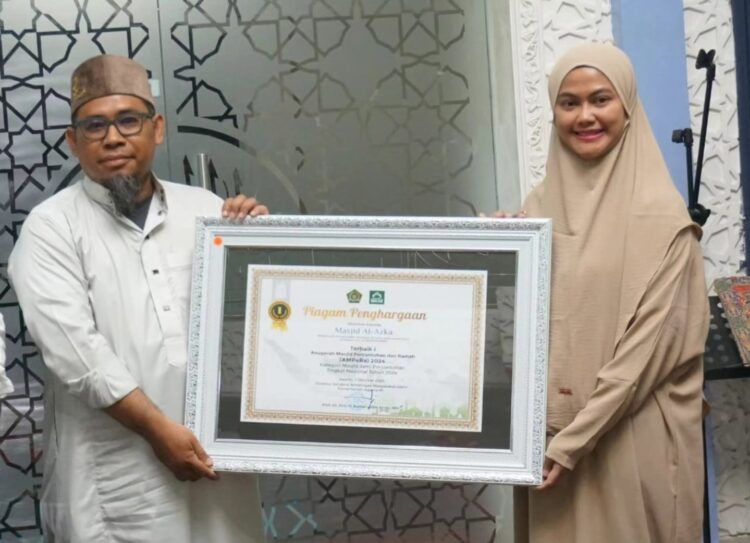 Bikin Bangga! Al-azka Mendapat Predikat Masjid Percontohan Tingkat Nasional