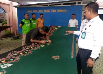 Lapas Kelas IIB Nunukan memberi pelatihan membatik (Foto: SIMP4TIK News)
