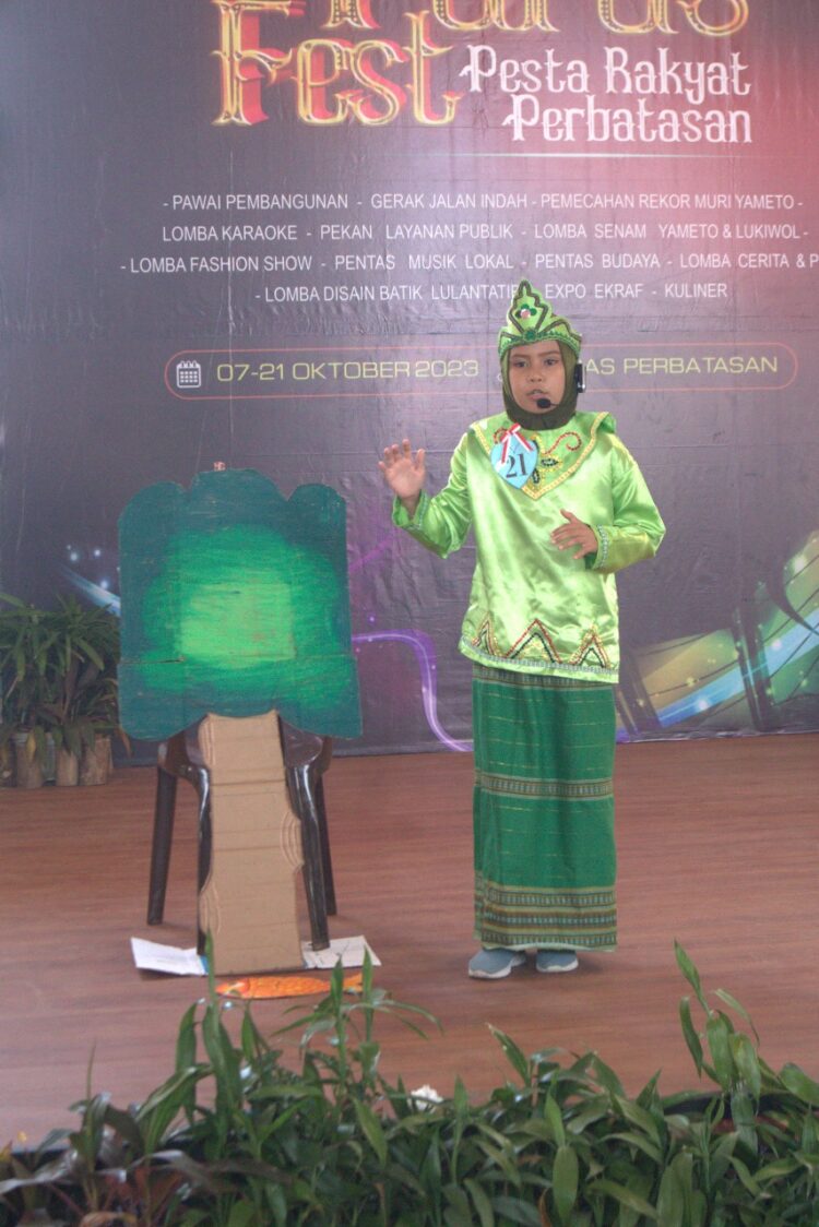 Febriyanti Saka Keluar Sebagai Juara Lomba Bercerita 2023