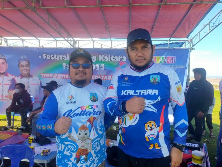 Ketua Pelangi Kaltara, Safril Husin bersama Sekretaris KORMI Kaltara, Mukhlis Ramlan