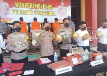 Pengedar Ganja Kering Asal Aceh, Diringkus Satreskoba Samarinda