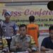Tampak pelaku SU, saat dihadirkan dalam press release (Foto: Humas Polres Nunukan)