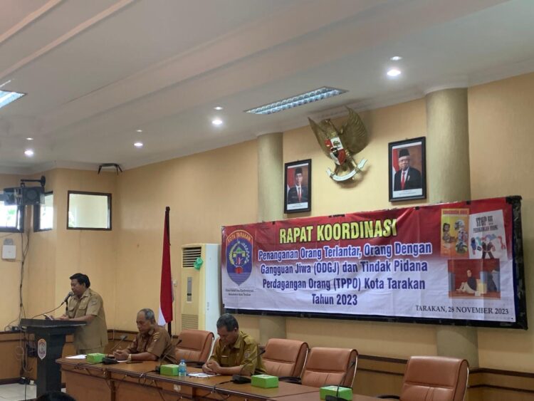 Rakor penanganan ODGJ yang dilakukan pada akhir 2023 lalu