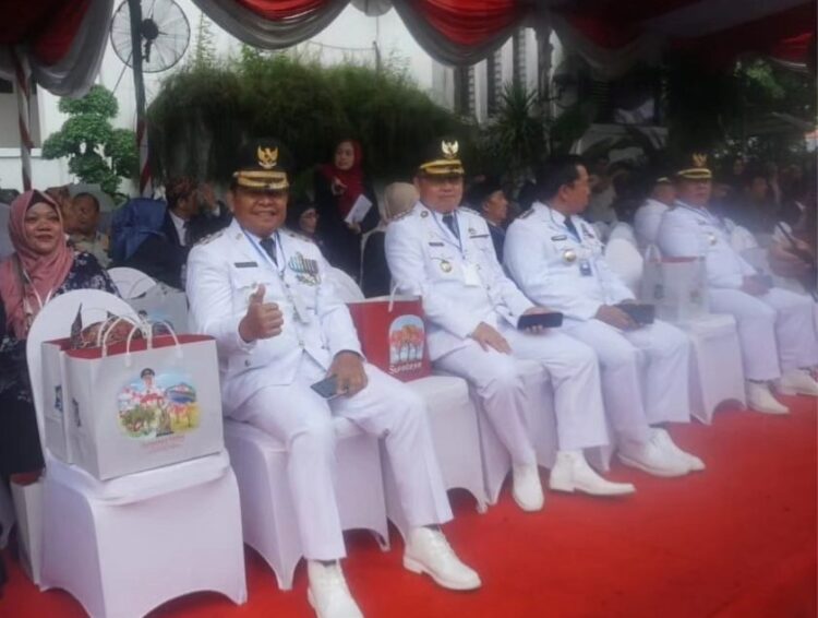 Wabup H. Hanafiah Hadiri Upacara Peringatan Otoda di Surabaya