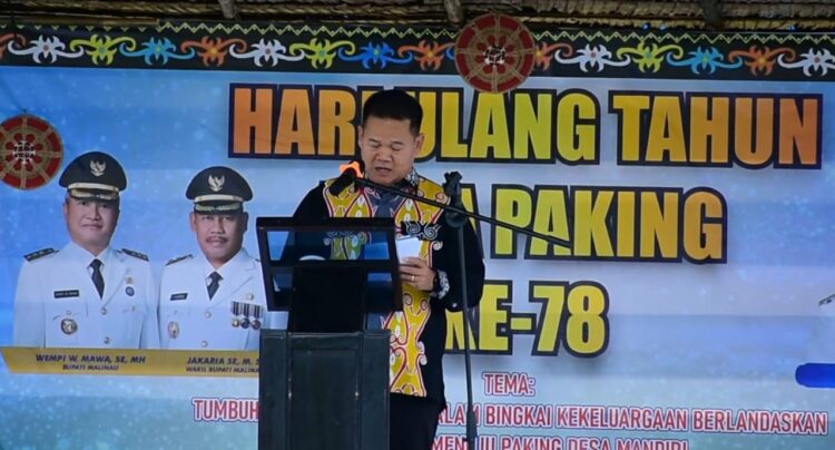 Pemkab Malinau Apresiasi Semangat Masyarakat Paking Sambut HUT Desa ke-78