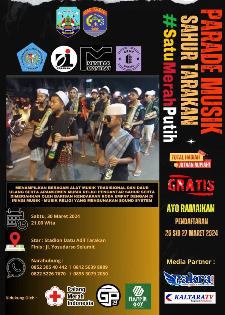 Ribuan Peserta Siap Ramaikan Parade Musik Sahur