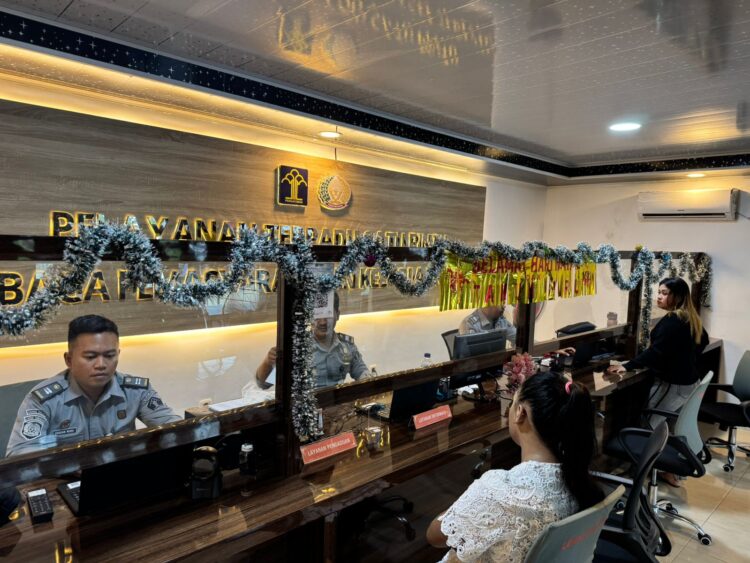 Lapas Tarakan Tetap Beri Layanan Prima di Momen Perayaan Natal