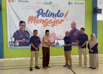 Pelindo Mengajar Disambut Antusiasme Ratusan Siswa SMKN 1 Nunukan