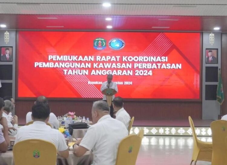 Rakor Pengelolaan Perbatasan, Bupati Luara Sampaikan Hal Ini
