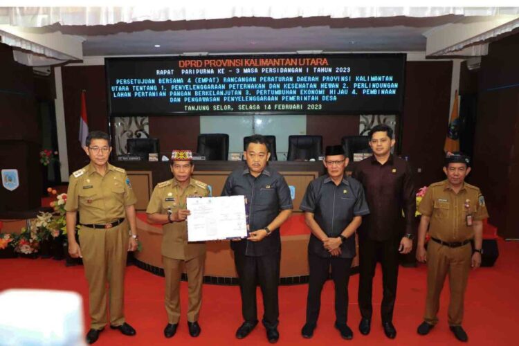 Kaltara Punya 4 Perda Baru yang Disetujui Gubernur-DPRD, Salah Satunya soal Ekonomi Hijau