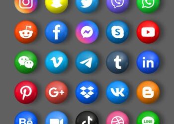 Logo media sosial (Sumber foto : pinterest)