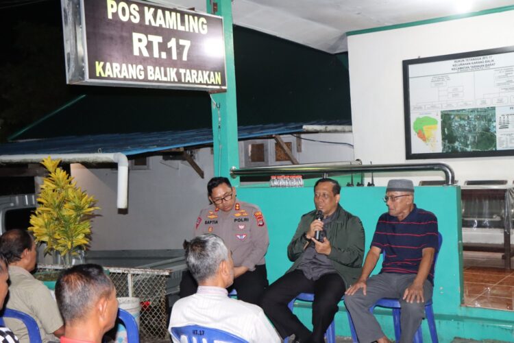 Sambangi Pos Kamling di Tarakan, Ini Pesan Kapolda Kaltara