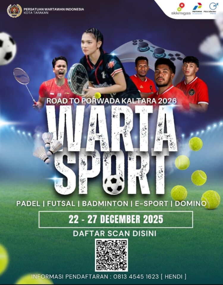 PWI Tarakan Gelar Warta Sport Pra-Porwada 2026