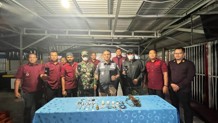 Wujudkan Program Zero Halinar, Lapas Tarakan Gelar Razia Gabungan