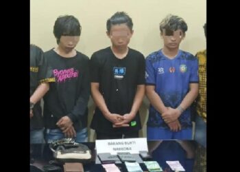 Baru Habis Lebaran Malah Nyabu, 3 Pria Ini Disikat Polsek Lumbis