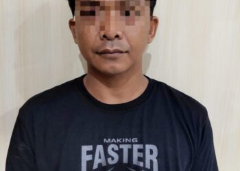 Tampang pelaku pembawa sabu (Foto : Humas Polres Nunukan)