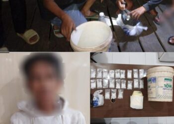 Pria Asal Bone Ini Diamankan Polres Nunukan, Ketahuan Bawa Sabu dalam Ember Cat