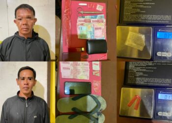 Keciduk Nyabu Depan Kantor Polisi, 2 Pria Diringkus di Krayan