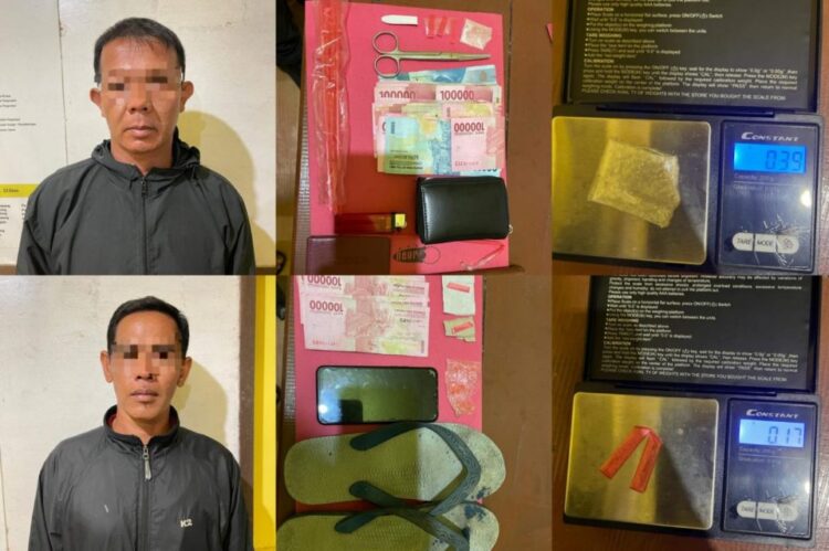 Keciduk Nyabu Depan Kantor Polisi, 2 Pria Diringkus di Krayan