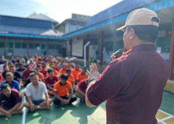 Kalapas Sutarno Sampaikan Program Zero Halinar hingga P4GN ke Ratusan WBP