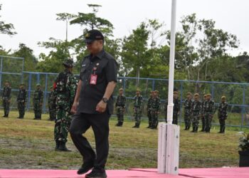 Buka TMMD ke- 121 di Malinau,  Sekda Ernes Sampaikan Hal Ini