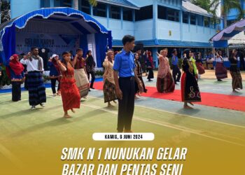 Bazar dan Pentas Seni SMKN 1 Nunukan Berlangsung Meriah