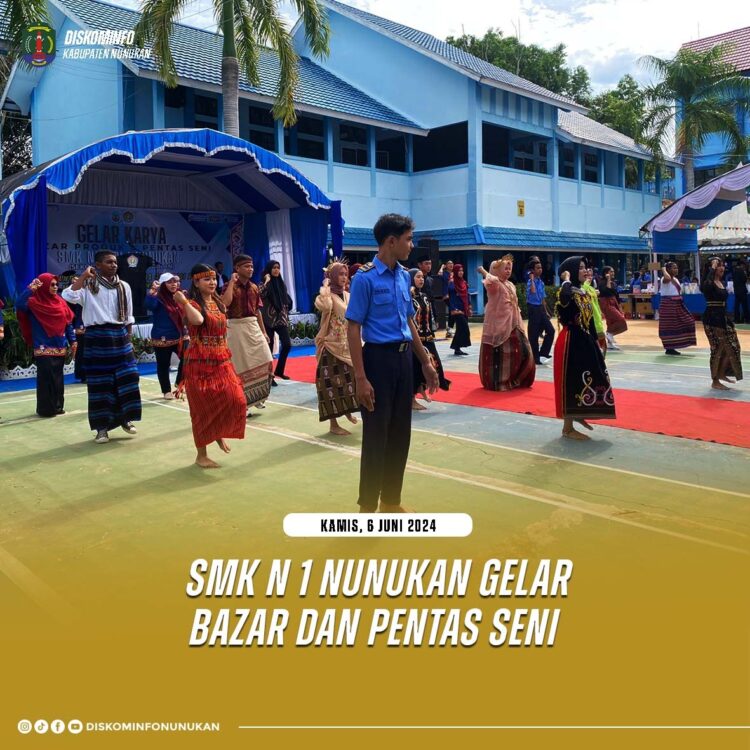 Bazar dan Pentas Seni SMKN 1 Nunukan Berlangsung Meriah
