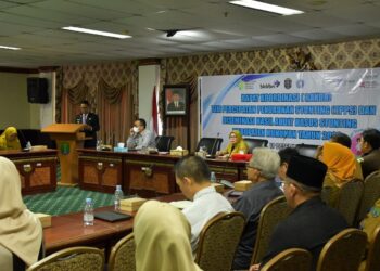 Rapat Koordinasi (Rakor) Tim Percepatan Penurunan Stunting dan Diseminasi Hasil Audit Kasus Stunting Kabupaten Nunukan Tahun 2023 (FOTO : Humas Pemkab Nunukan)