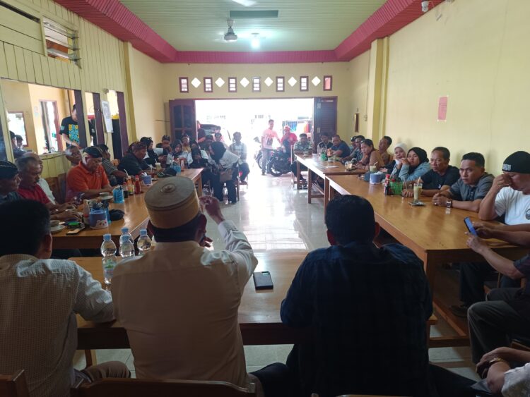 Sulaiman saat bertemu dengan masyarakat di Kabupaten Bulungan