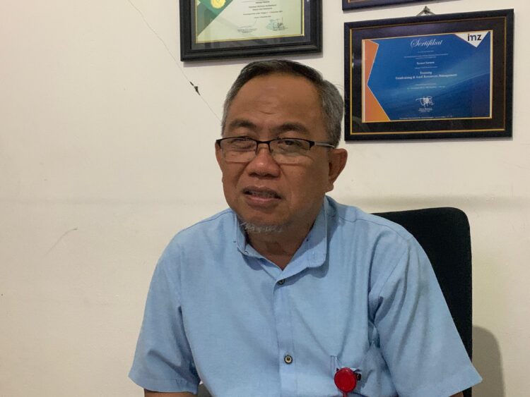 Kepala Pelaksana Baznas Tarakan Syamsi Sarman