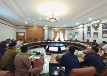 Rapat koordinasi membahas pelaksanaan makan bergizi gratis