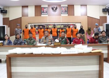 Polres Nunukan Musnahkan 25,3 Kg Sabu dengan Cara Dibuang ke Kloset