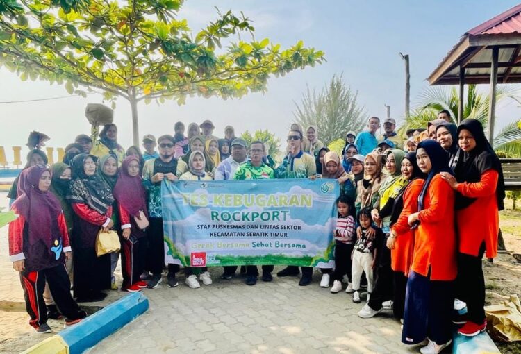 Puskesmas Sungai Nyamuk Gelar Tes Kebugaran Peringati HKN ke 60