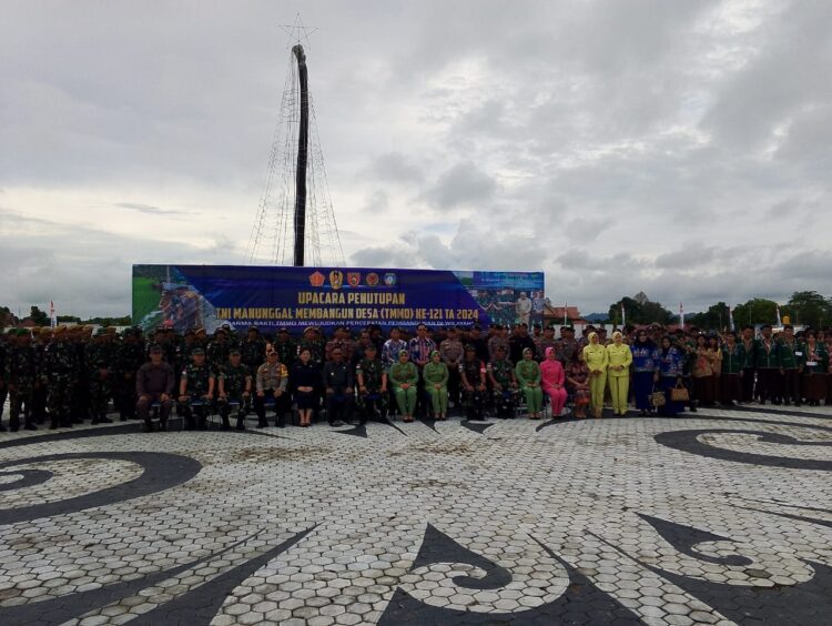 Wakil Bupati Malinau Hadiri Penutupan TMMD ke 121 Tahun 2024