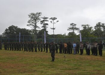 Sekda Malinau Pimpin Upacara Pembukaan TMMD 2024