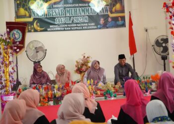 Tim Penggerak PKK Kabupaten Nunukan mengadakan acara peringatan Maulid Nabi Muhammad SAW 1445H/2023M