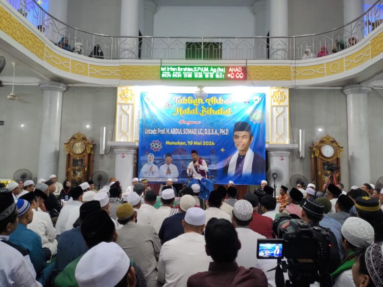Tabligh Akbar UAS di Nunukan Disambut Antusiasme Masyarakat