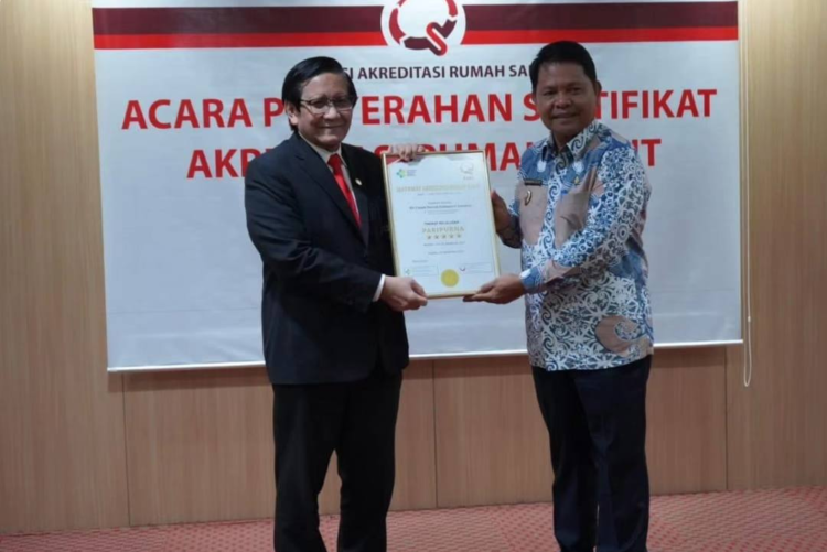 (RSUD) Kabupaten Nunukan meraih areditasi paripurna bintang 5 (FOTO : Pemkab Nunukan)