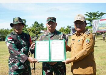 Wabup Hanafiah Hadiri Penutupan TMMD Wlayah Perbatasan