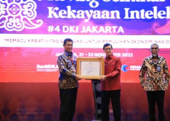 Mantap Goy, Kaltara Dapat Penghargaan dari Kemenkumham terkait Kreativitas dan Kekayaan Intelektual