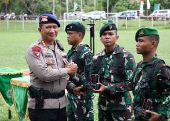 Bikin Bangga! Yonif 613 RJA Juara 2 Pleton Beranting Yudha Wastu Pramuka Jaya
