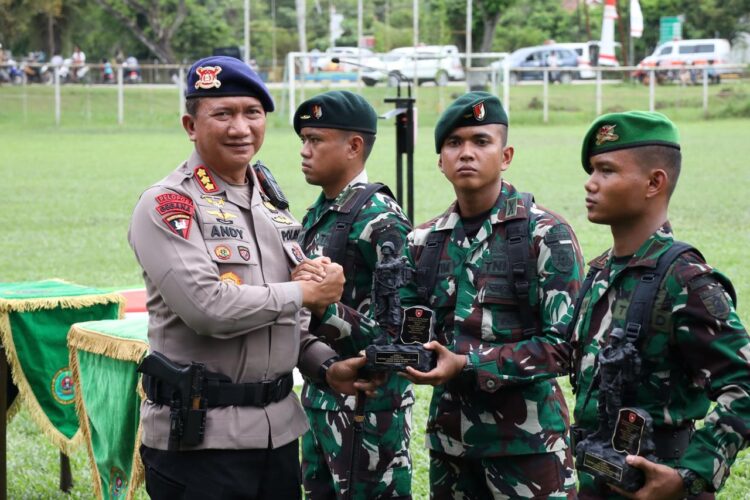 Bikin Bangga! Yonif 613 RJA Juara 2 Pleton Beranting Yudha Wastu Pramuka Jaya